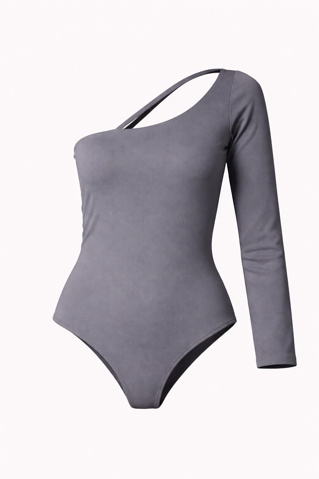 (Pack of 2) To One Side Bodysuit - Grey, Sage Green